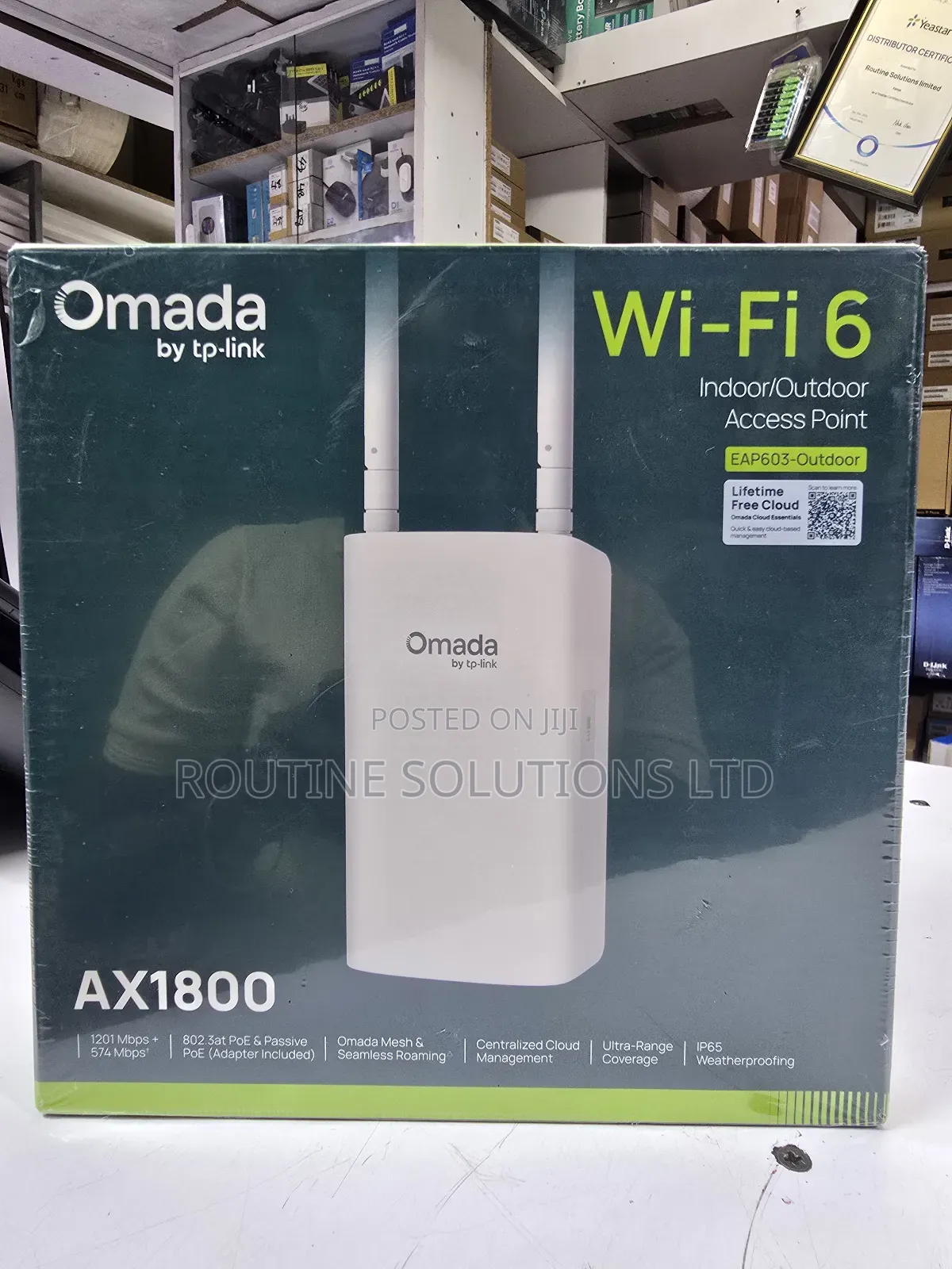 Omada by Tp-Link Wifi 6 Access Point Eap603-Outdoor