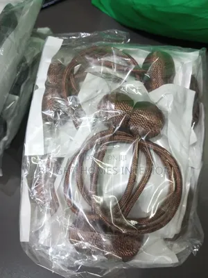 Dark Brown Magnetic Curtain Holders Curtain Tiebacks