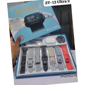 Zt-12 Ultra 2 7 in 1 Smart Watch Plus Free Earpods