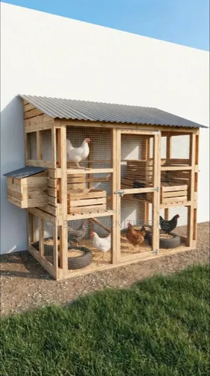 Pallet Wood Chicken Coop