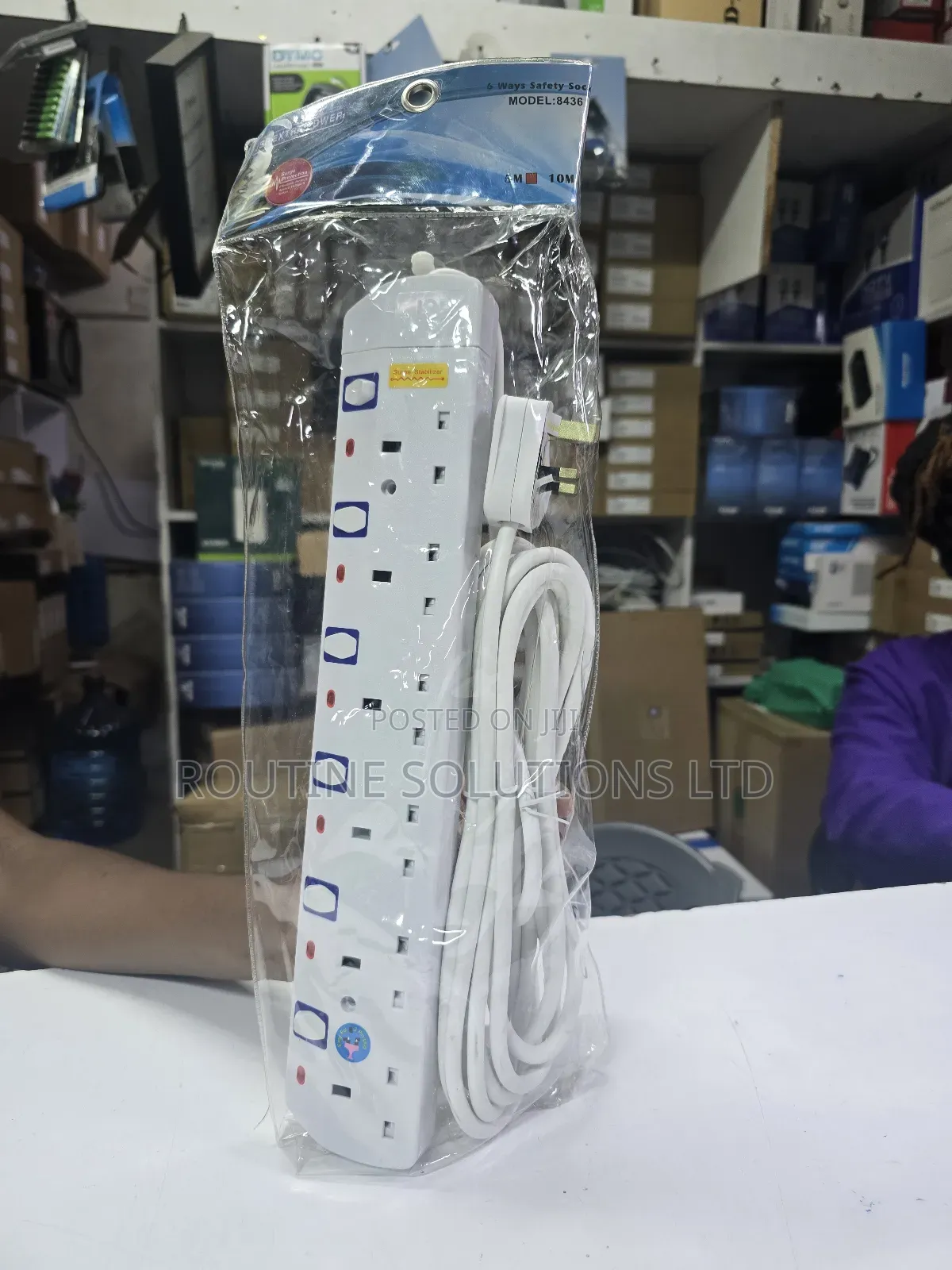 6 Way Power Extension Cable
