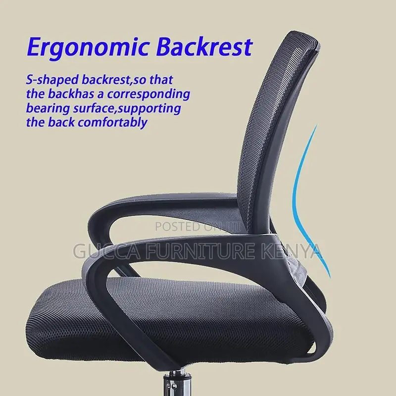 Swivel Mesh Task Office Chair-Adjustable