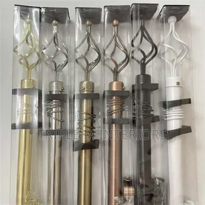 Extendable 3-Meter Single Curtain Rod