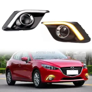 Mazda Axela 2015 Fog Lights Covers With DRL