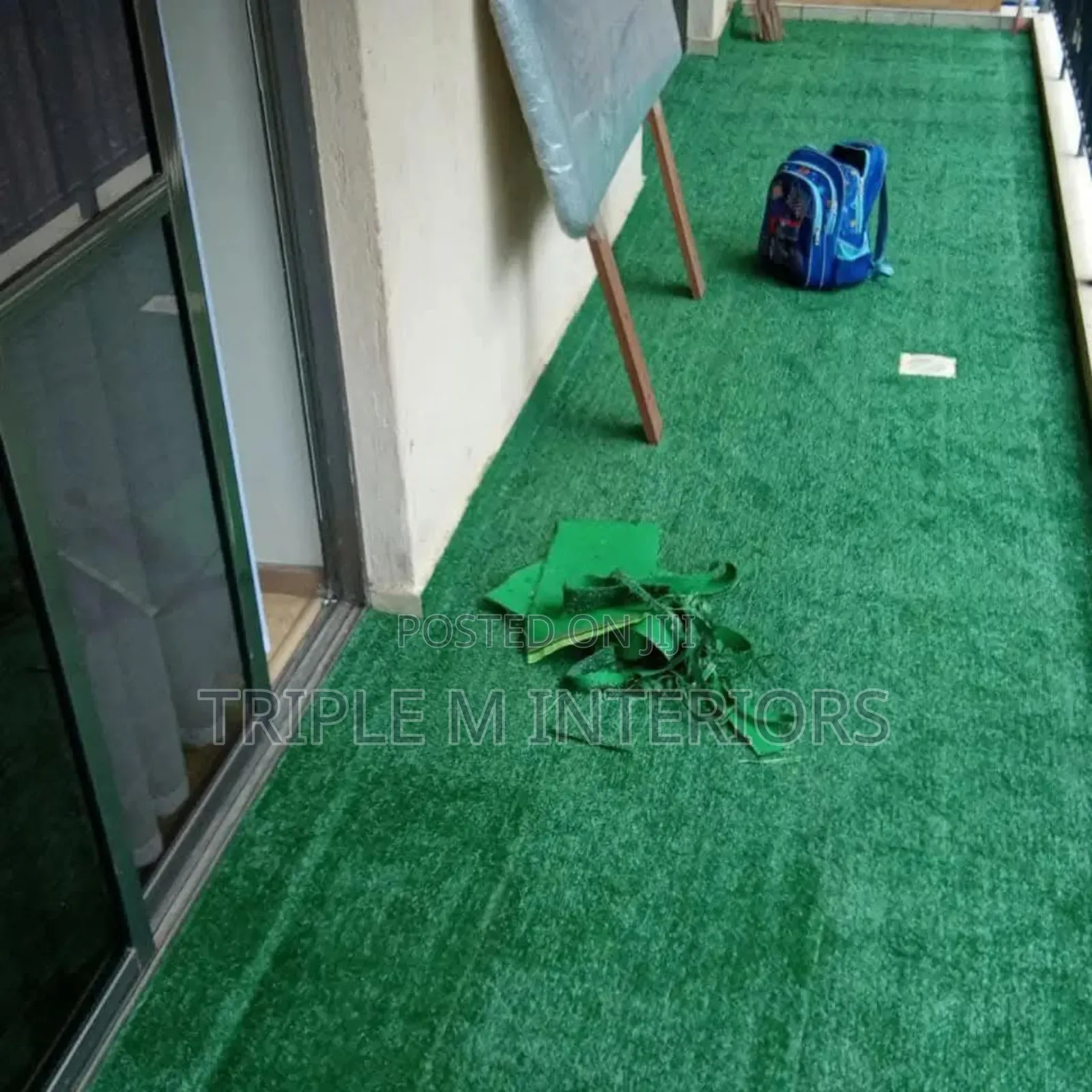 Vibrant Green Artificial Turf Carpet 15mm