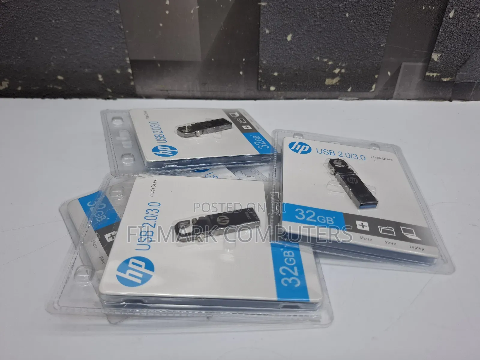 Hp 32 Gb Usb 2.0/3.0 Flash Drive Disk Metal High Speed