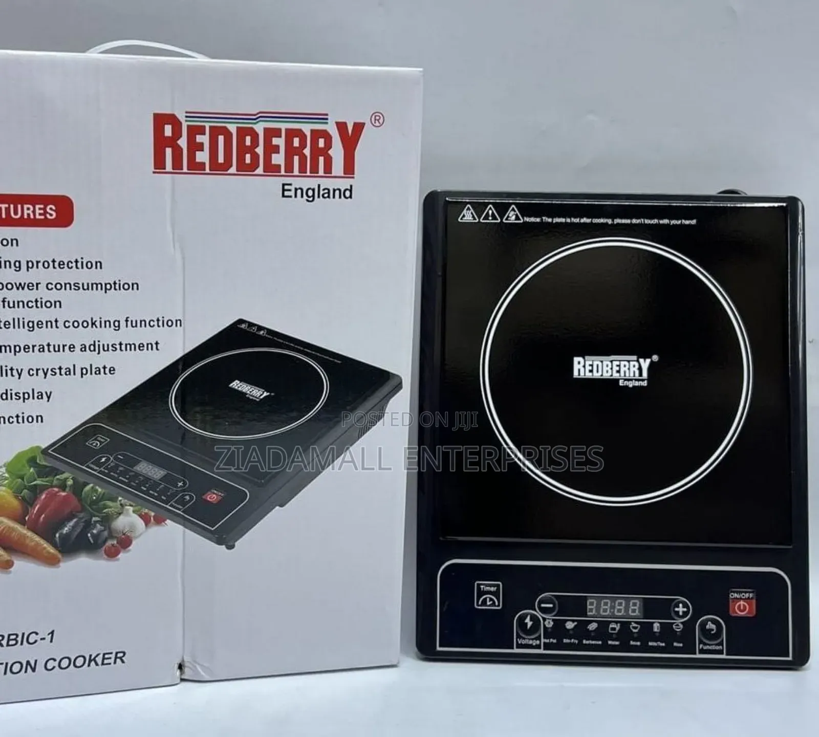 Redberry Induction Cooker Compact Power for Everyday Cooking – Redber