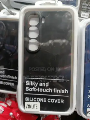 Vivo V40 Lite Silicone Cover, With a Silky and Soft-Touch Finish