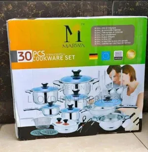 30pcs Stainless Steel Cookware