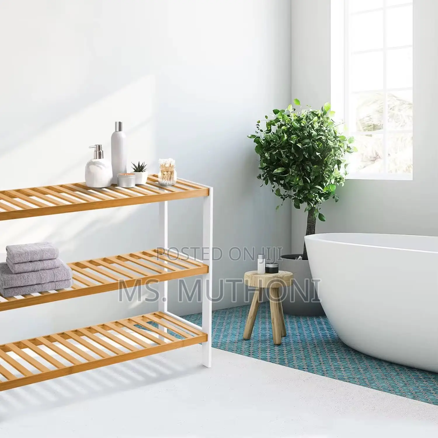 Versatile 3 Layer Natural Bamboo Shoe Rack/ Storage Organizer