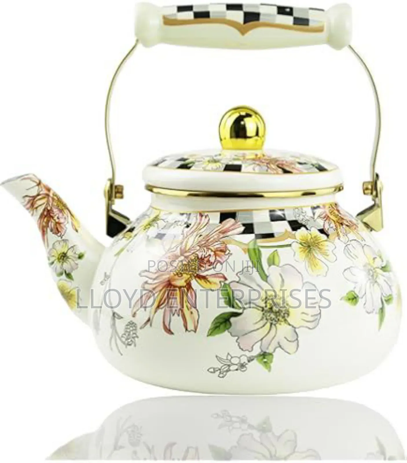 1.5 Litres Enamel Kettle