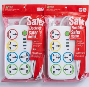 High Astra 6-Way Extension Socket, 3 Usb Port, 1 Typec, 3m Cable