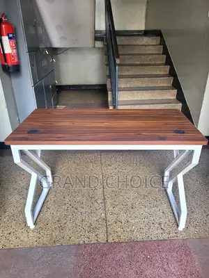 Modern Office Desk Metallic