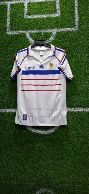 France Away 1998 Retro Jersey.