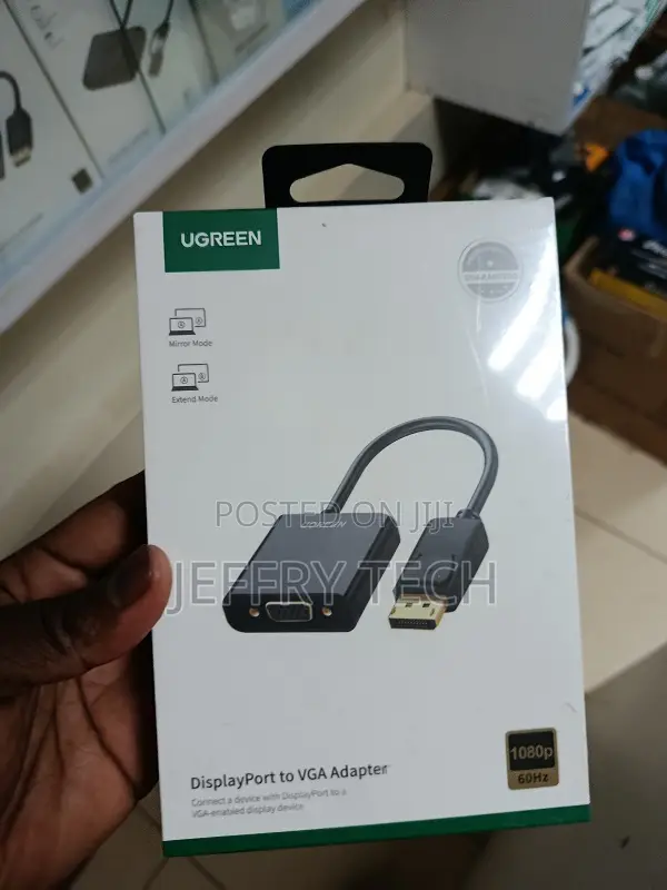 Ugreen Displayport to Vga Adapter (Model Dp109).