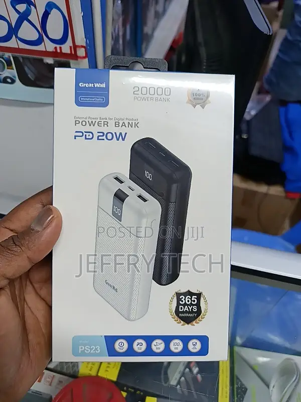 Great Wall Ps23 Power Bank Capacity: 20,000mah