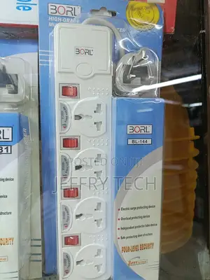 Borl Bl-144 Electric Surge Device, a 4-Way Heavy-Duty Extension Socket