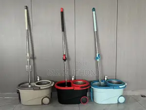 360-Degree Spin Mop Bucket Set Designed 4 Efficient Floor Cleaning.