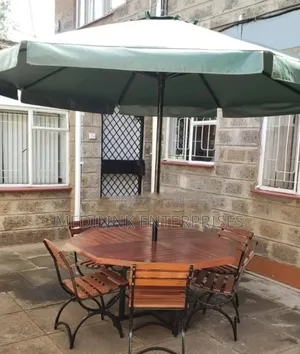 Six Seater Wooden Metallic Parasal Umbrella Shade