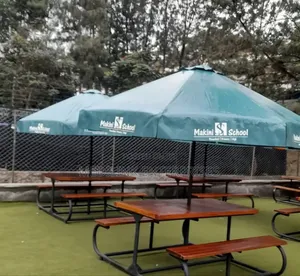Branded Benches and Umbrella Shades