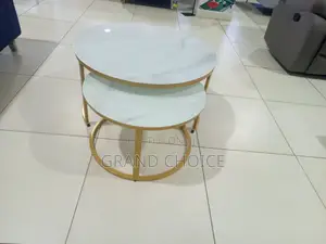 Glass Top Coffee Table -2in 1