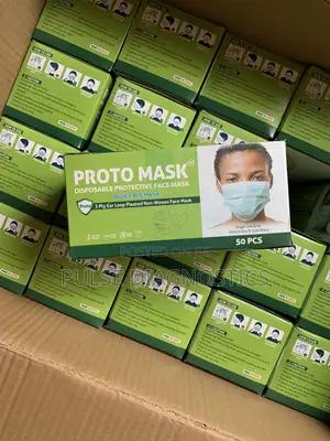 Blue Disposable Face Masks| 3 Ply Ear Loop Pleated Non-Woven Face Mask