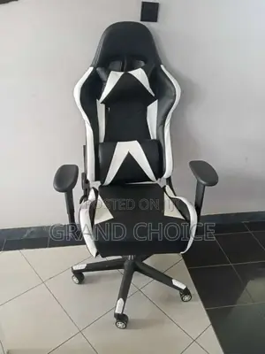 White Black Office Gaming Chair