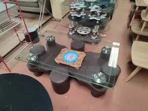 Transparent Ottoman