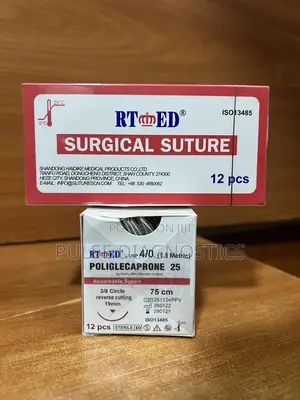 Monocryl | Poliglecaprone 25 Absorbable Surgical Sutures | 4/0 Rc