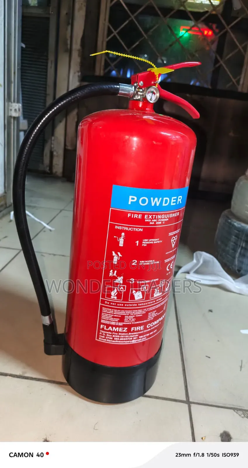 9 Kg Fire Extinguisher Dry Powder