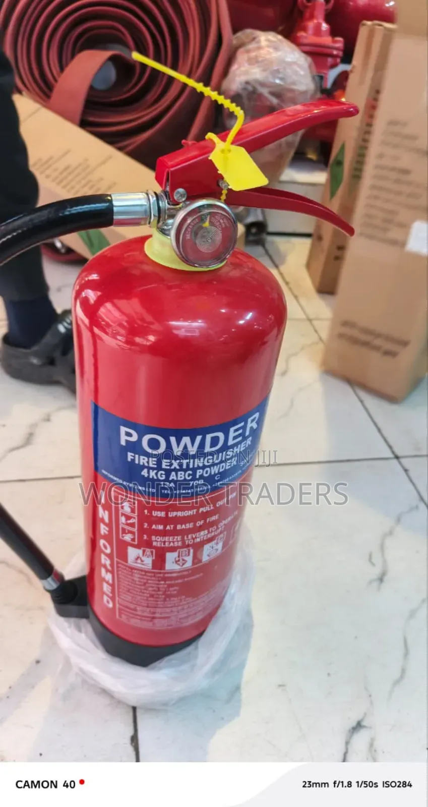 4kg Dry Powder Fire Extinguisher.