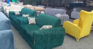 Green 3-Seater Modern Sofa