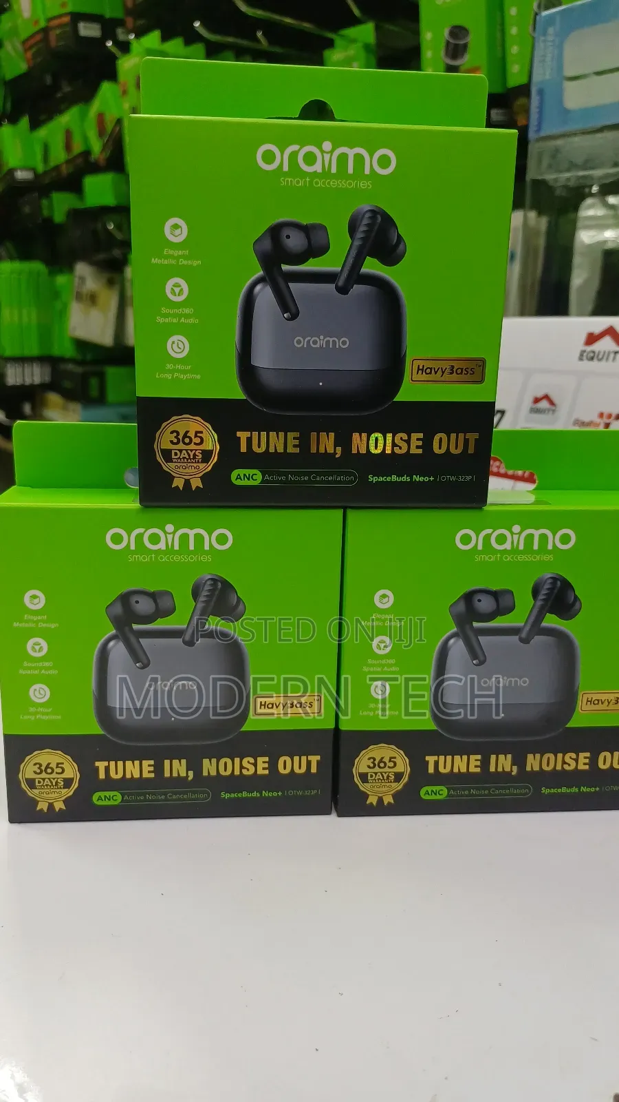Oraimo Spacebuds Neo+ – Immersive Spatial Audio Anc Earbuds