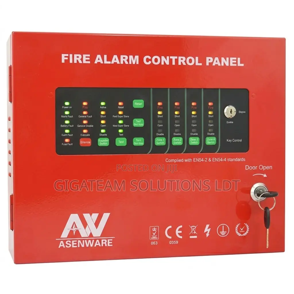 4 Zone Asenware Conventional Fire Alarm Panel