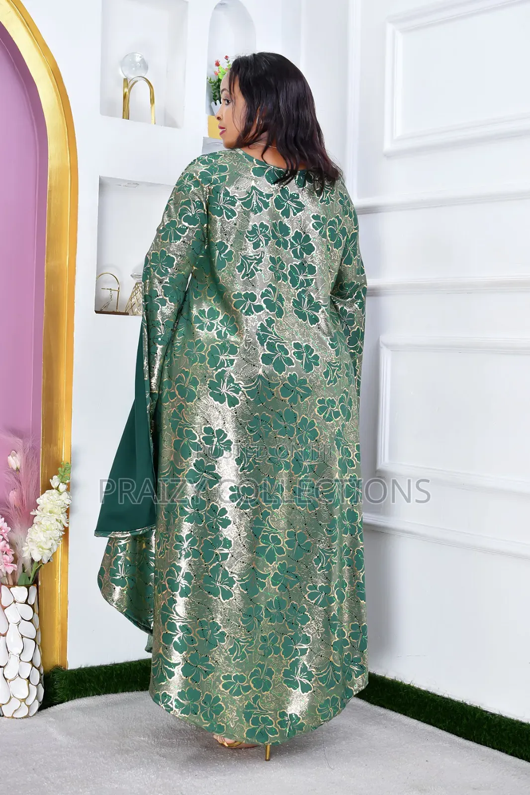 Free-Size Flowing Boubou Kaftan Dress