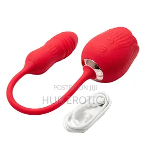 3-in-1 Rose Clitoral Sucking Thrusting Vibrator