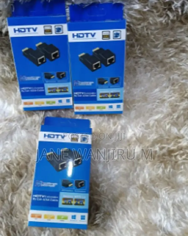 New Hdmi Extender Kit 30m Over Cat 6 Cable