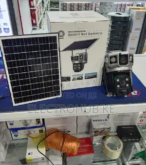 Smart 4g Solar CCTV Camera - Dual Lens Ai Tracking V380pro