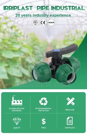 Green Tee Valve for Pipe