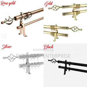 *Double Curtain Rods