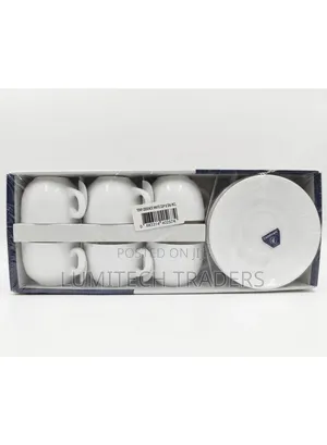 *Set of 6 PCS Luminarc Saucer Cups