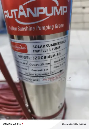 New Model 48v 400w Solar Submersible Water Pump