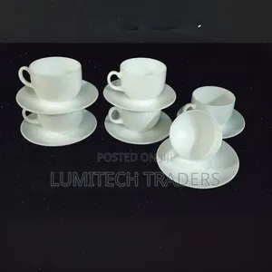 Luminarc Saucer Cups Whites 6pcs Set