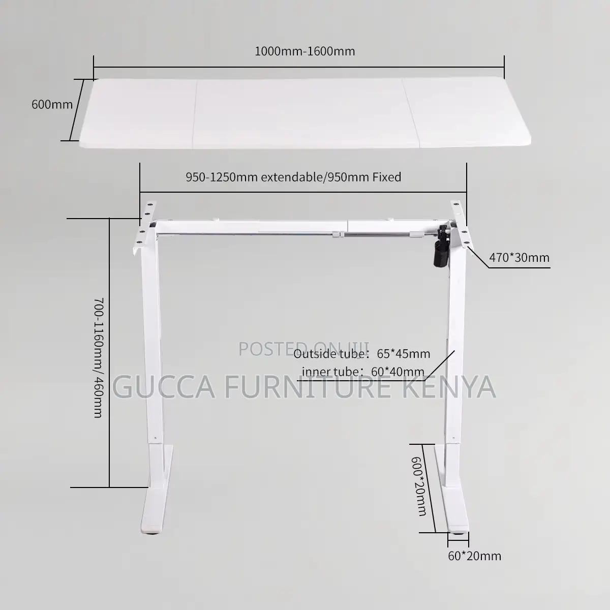 Smart Adjustable Computer Gaming Desk