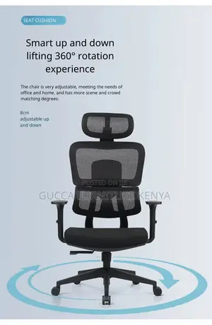 Orthopedic Adjustable Height Mesh Office Seat
