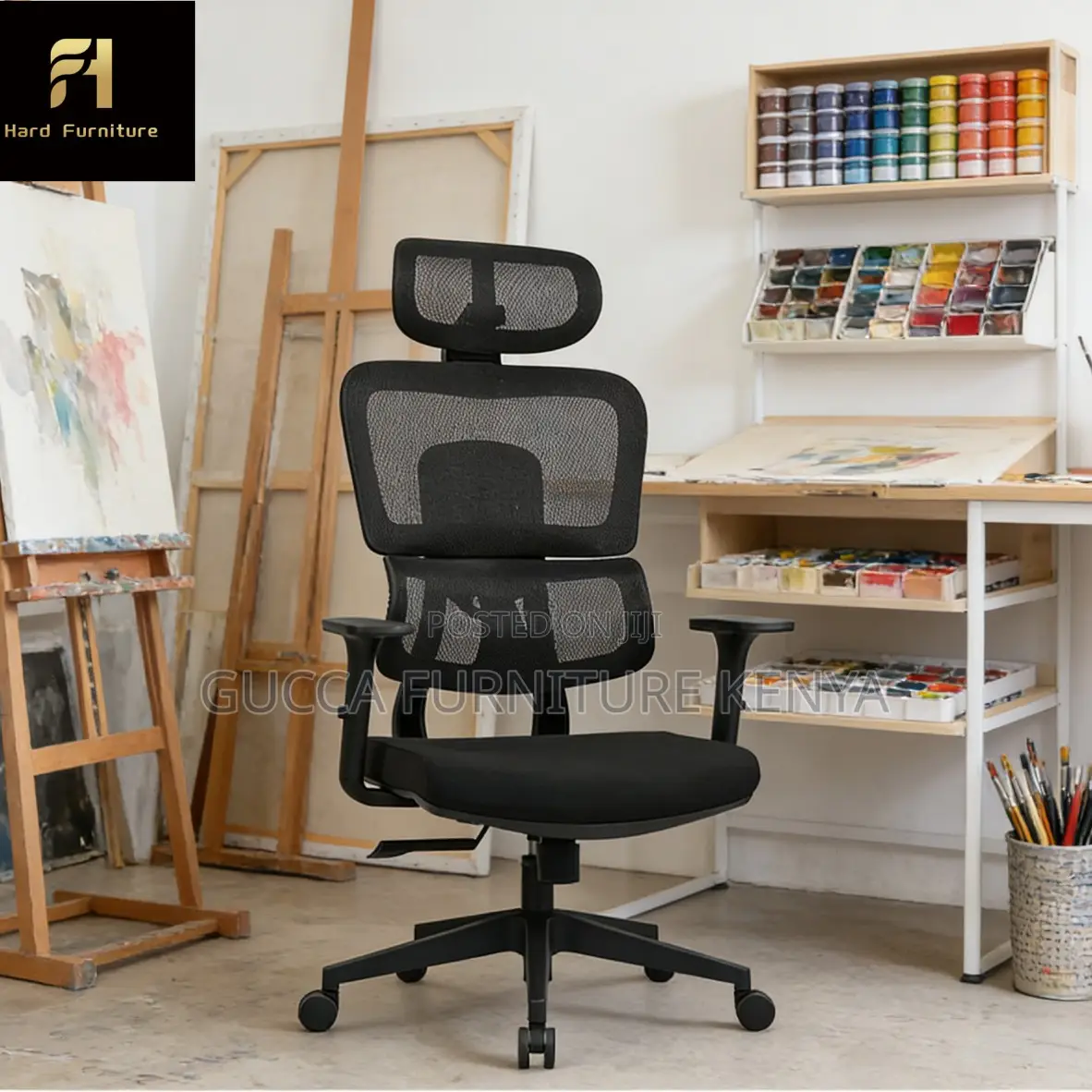Orthopedic Adjustable Height Mesh Office Seat