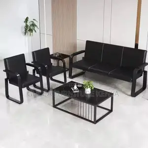 5-Seater Leather Executive Sofa With Armrest