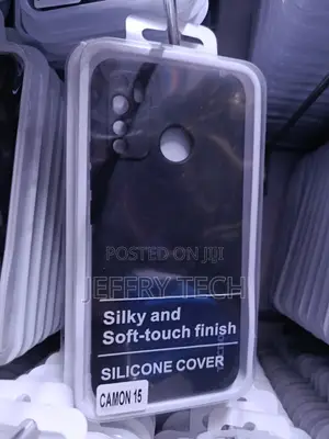 Tecno Camon 15 Soft-Touch Silicone Phone Cove