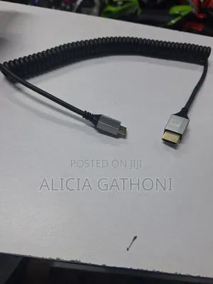 2mtr Mini Hdmi to Hdmi Spiral
