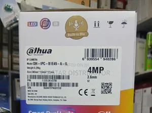 Dahua Dh-Ipc-B1e49-a-Il 4 Mp Ip